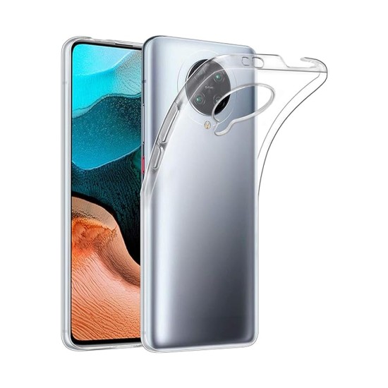 Capa de Silicone 360º para Xiaomi Redmi K30 Pro Transparente